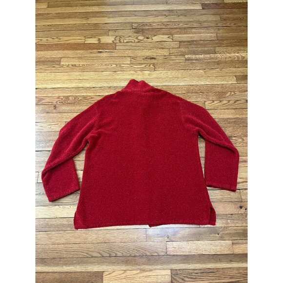 Coldwater Creek Red Wool Blend Jacket Women's Plus Size 1X Button Front - Picture 3 of 3